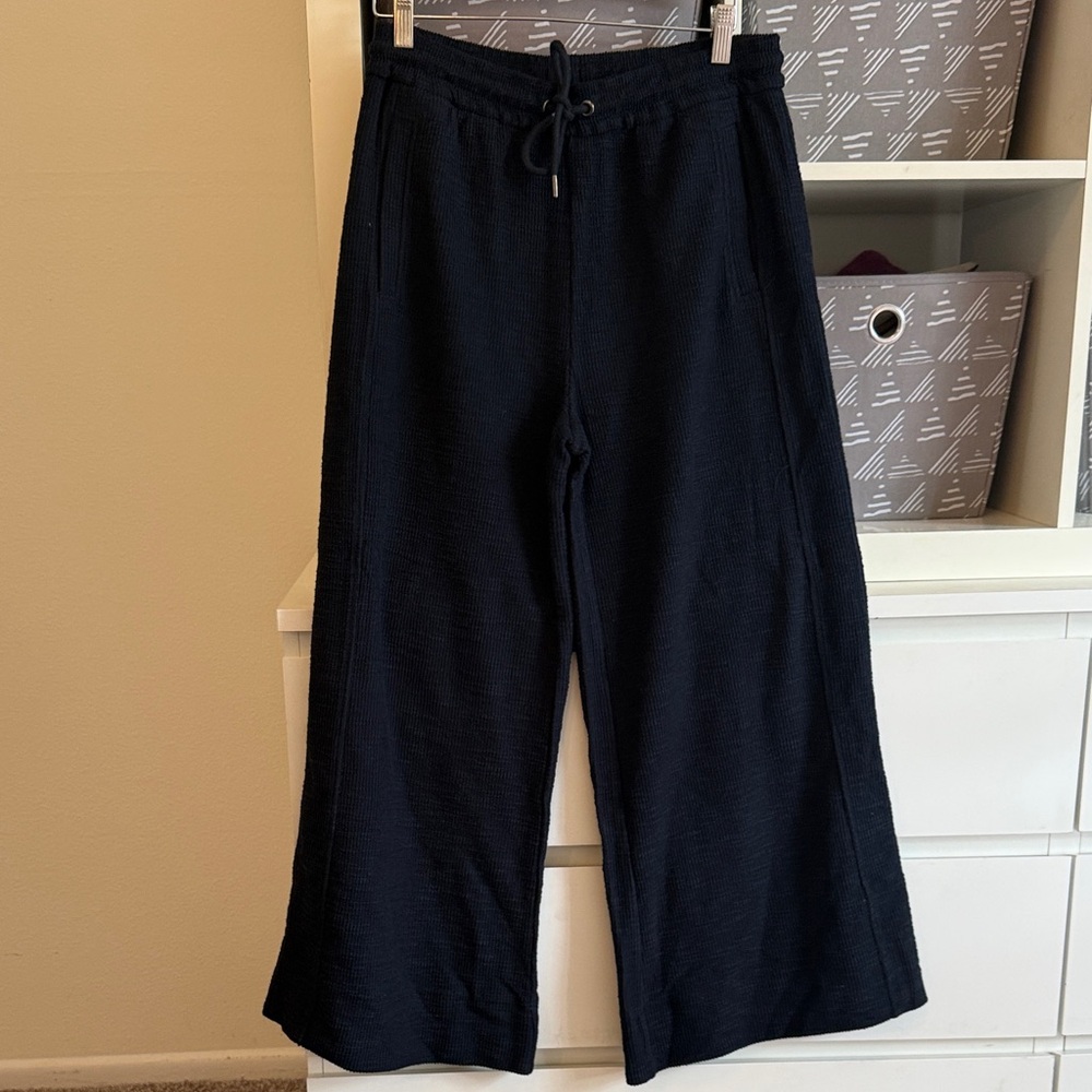 ME+EM Navy/Black Wide Leg Trousers